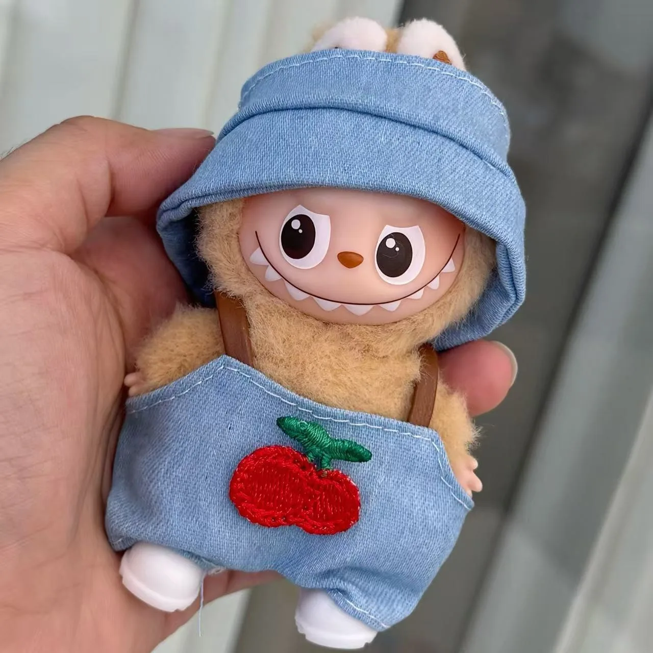 Mini Labubu Clothes Dress Pants Set For 10.5cm Labubu V4 The Monsters Pin Doll Clothes Outfit Accessories Ropa Labubu