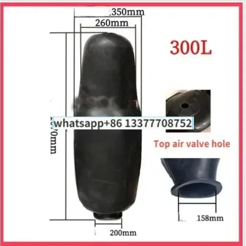 Rubber Bladder Water Storage 8L 24L 100L 150L 200L 300L Pressure Tank Air Bag / Full Self Priming Cold and Hot Water Pump image 4