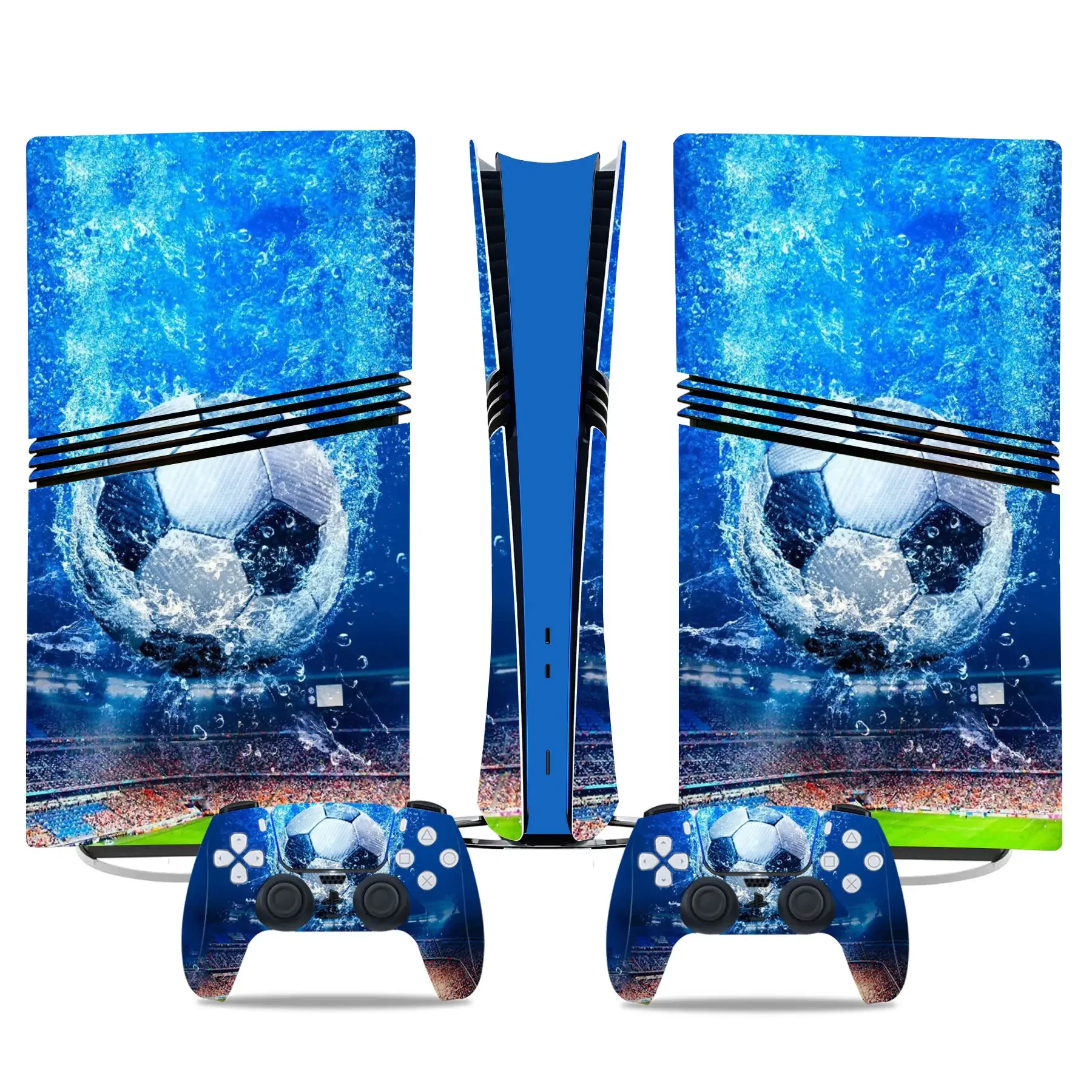 football designs Vinyl Skin Decal Sticker for PS5 pro disc Console Controller Disc Version