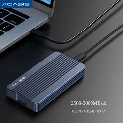 Acasis Thunderbolt 4 carcasa móvil M.2 NVME SSD controlador duro externo PCIE funda para Macbook portátil de escritorio y Samsung 980 Pro