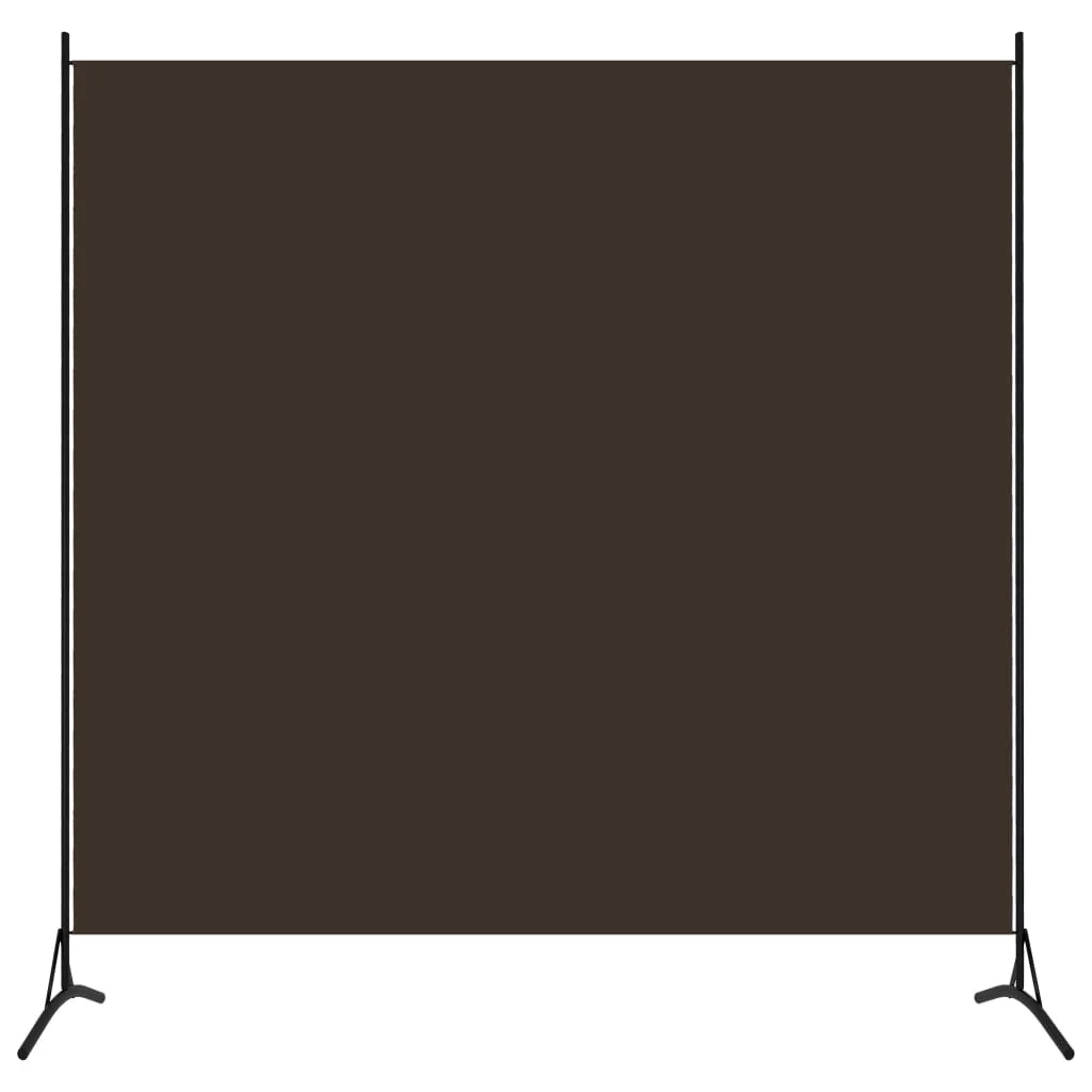 Separation Wall 1 panel Brown 175x180 cm