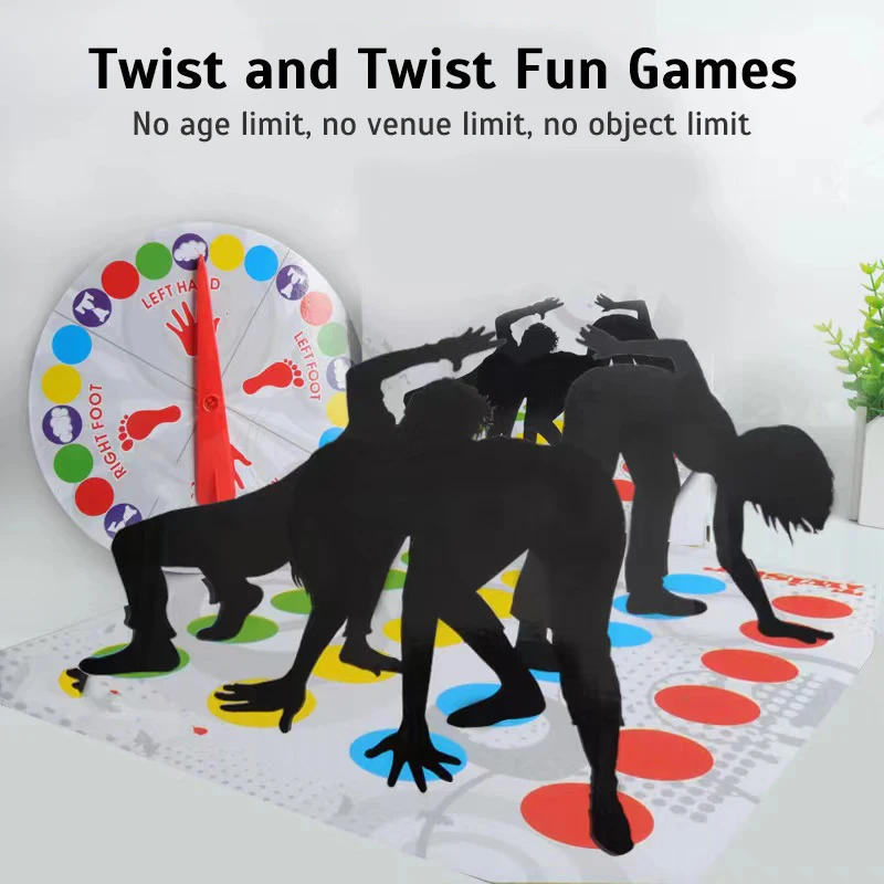 Fun Family Party Game Twister Games Indoor Outdoor Toys Game Twisting The Body For Children Adult Sports Interactive Group Aids