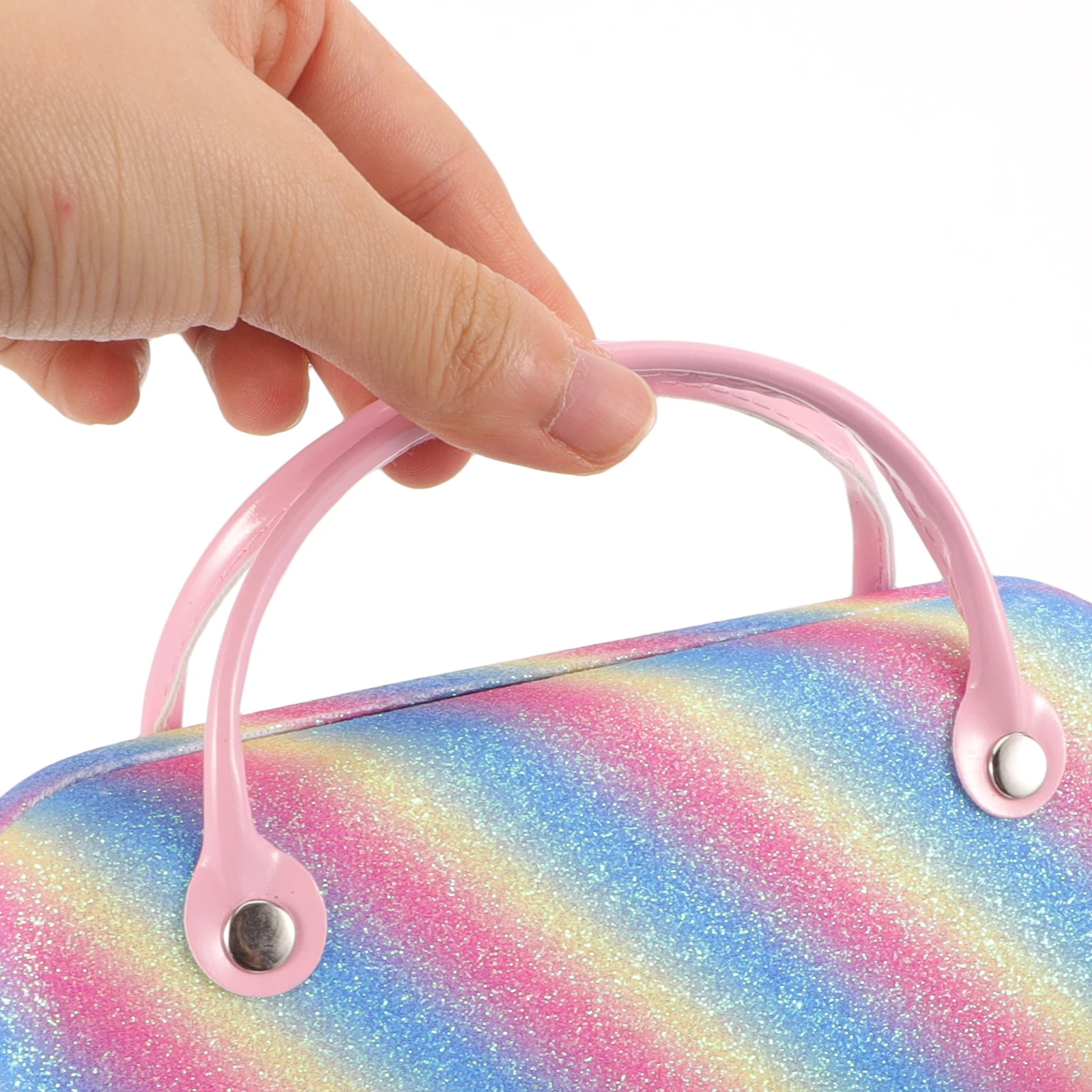 

Case Children Handheld Bag Coin Purse Portable Eyewear Storage Cute Kids Gadget Multi Functional Cloth Handle