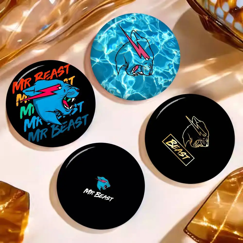 Individual Creato Mr-B-Beast Anime Brooches Cute Cartoon  Badge Jacket Jeans Lapel Pin Gift Accessorie