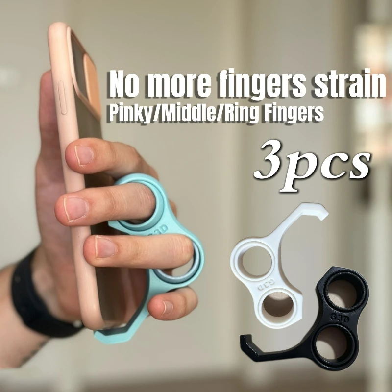 3 mobile phone brackets, multi-functional ergonomic mobile phone brackets, multi-functional online class learning artifact, creative ring mobile phone brackets are free to hold hands for a long time without tiring