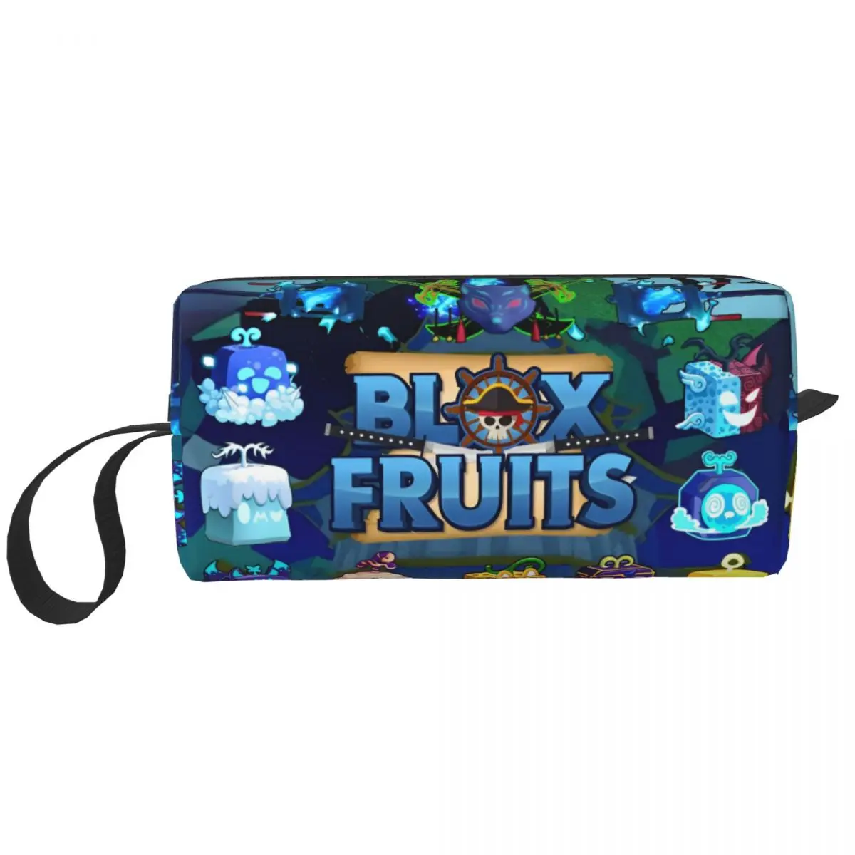 

Blox Fruits Gaming Game Cosmetic Bag Women Makeup Bags Robloxx Travel Daily Toiletry Bag Organizer Pouch