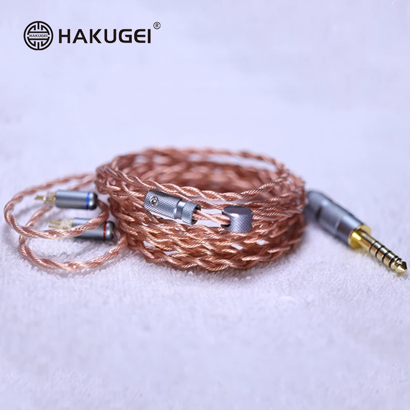 

Кабель для наушников HAKUGEI Rice litz 6N OCC из номокристаллической меди, Hi-Fi, 3.5/2.5/4.4 мм MMCX 0.78 QDC