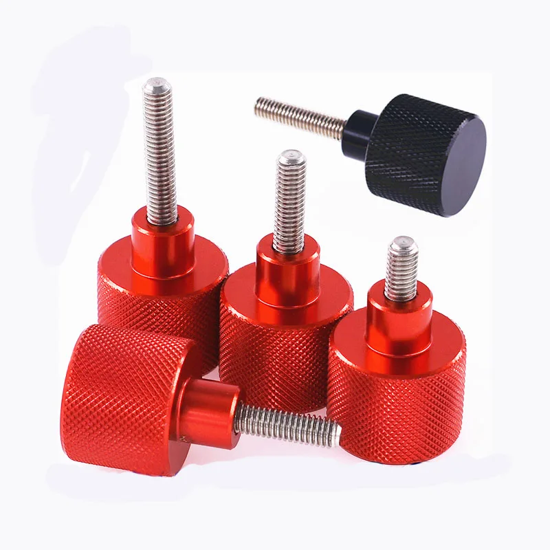 

Custom M4 Color Aluminum Alloy Stainless Steel Combination With Hard Hand Screw Handle Adjustment Limit Screws Adjustable Bolts