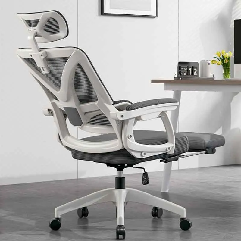 Designer Swivel Office Chair Computer Mobile Floor Rolling Comfy Lounge Office Chair Study Silla De Oficina Accent Furniture HDH