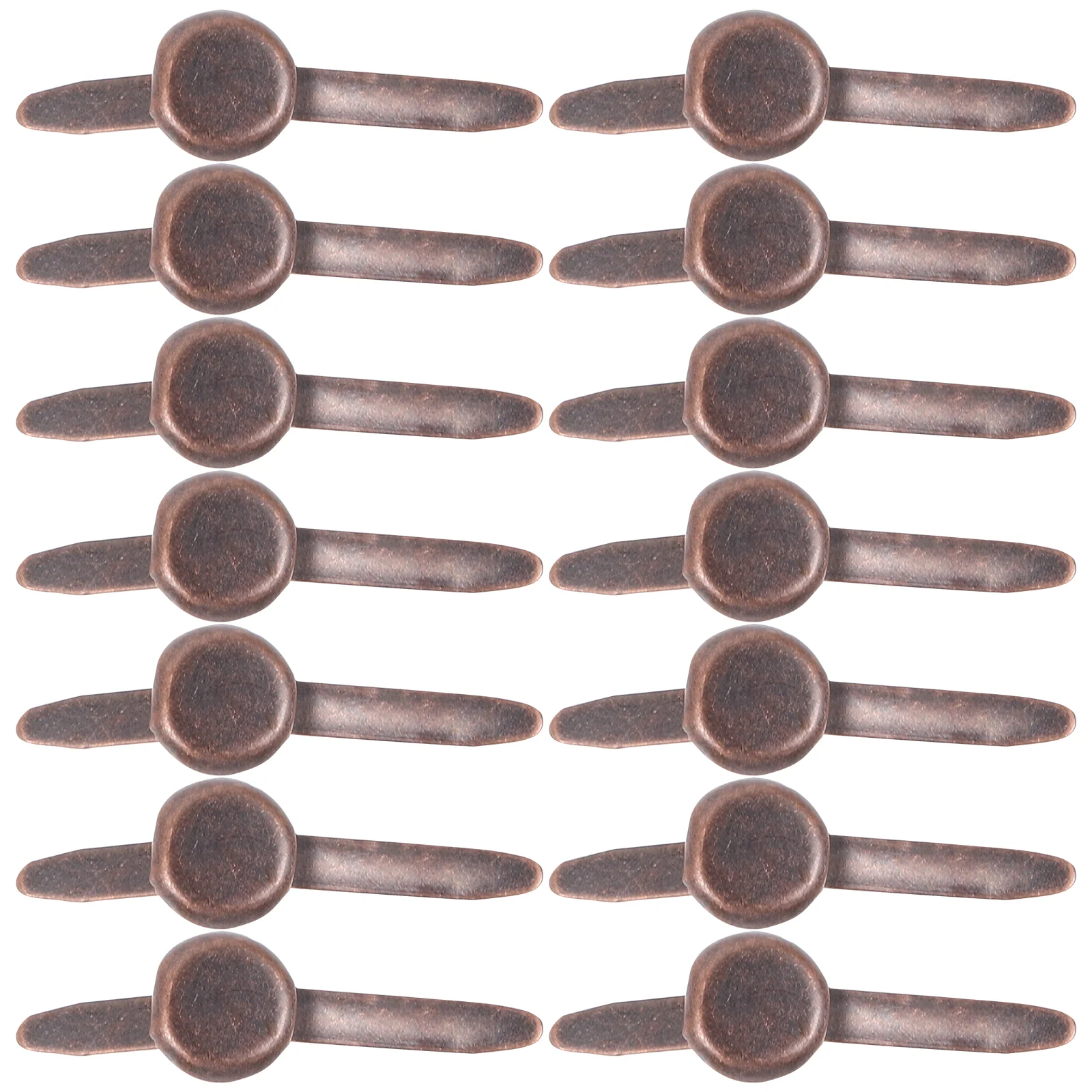 

50 Pcs Paper Fasteners Metal Decorative Brads for Crafts Nail Making Mini Child