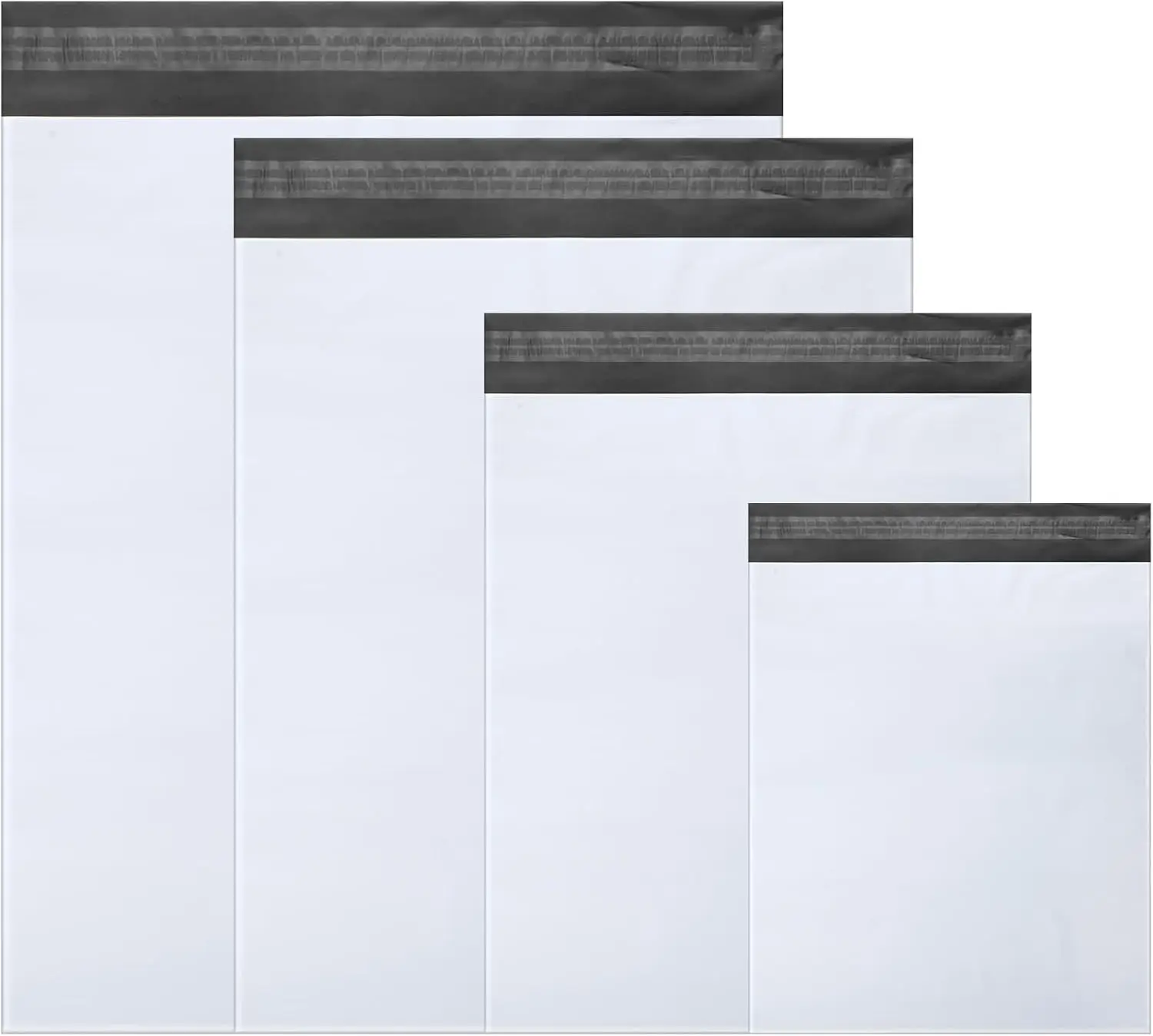 Белая сумка-конверт для доставки