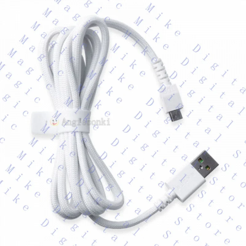 H  White USB Cable for Razer Basilisk Viper Ultimate Naga Pro Deathadder v2 Mouse