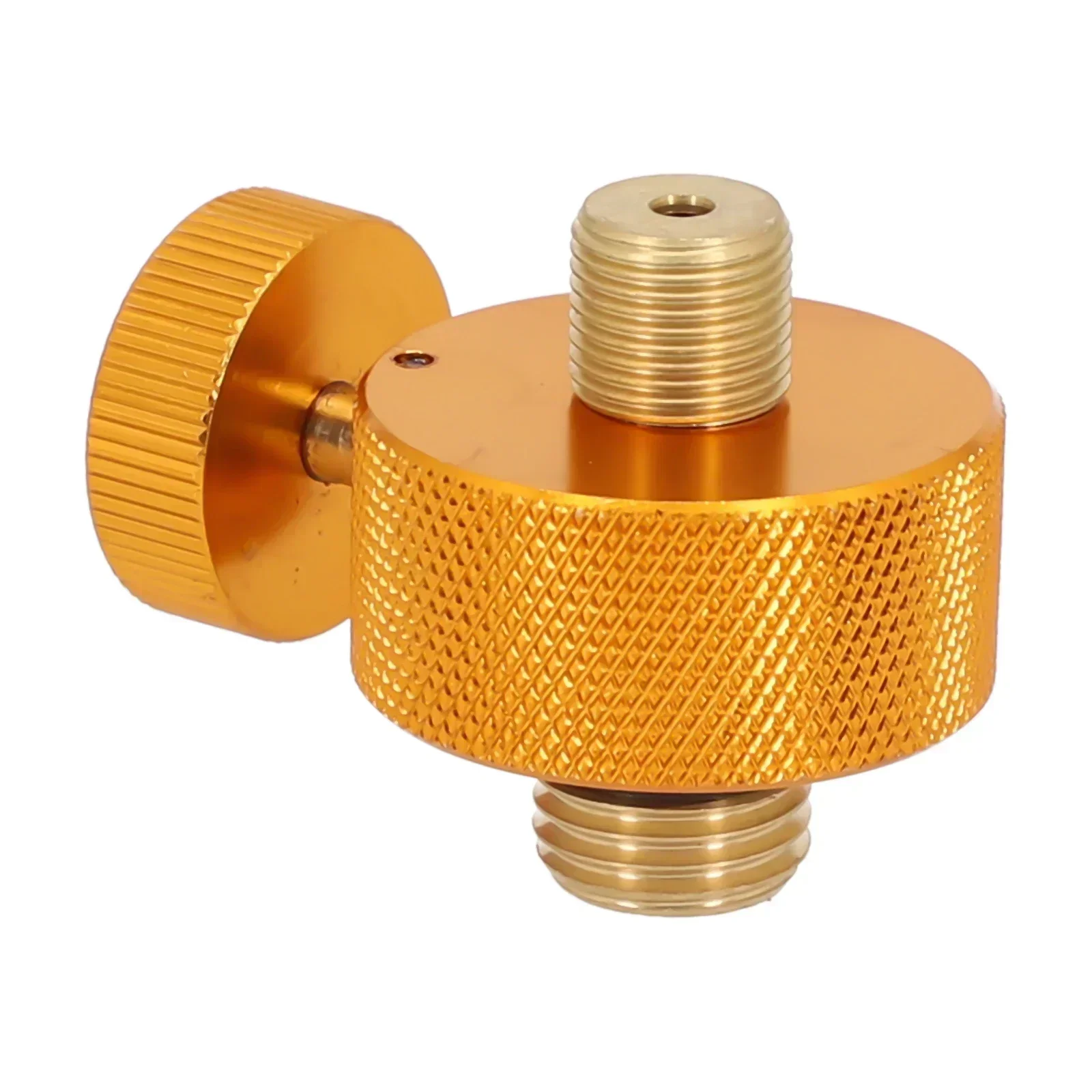 

Stove Head Adapter Camping Copper+Aluminum Alloy Golden Liquefied Gas Cylinder Hot Sale Camping Stove Accessories