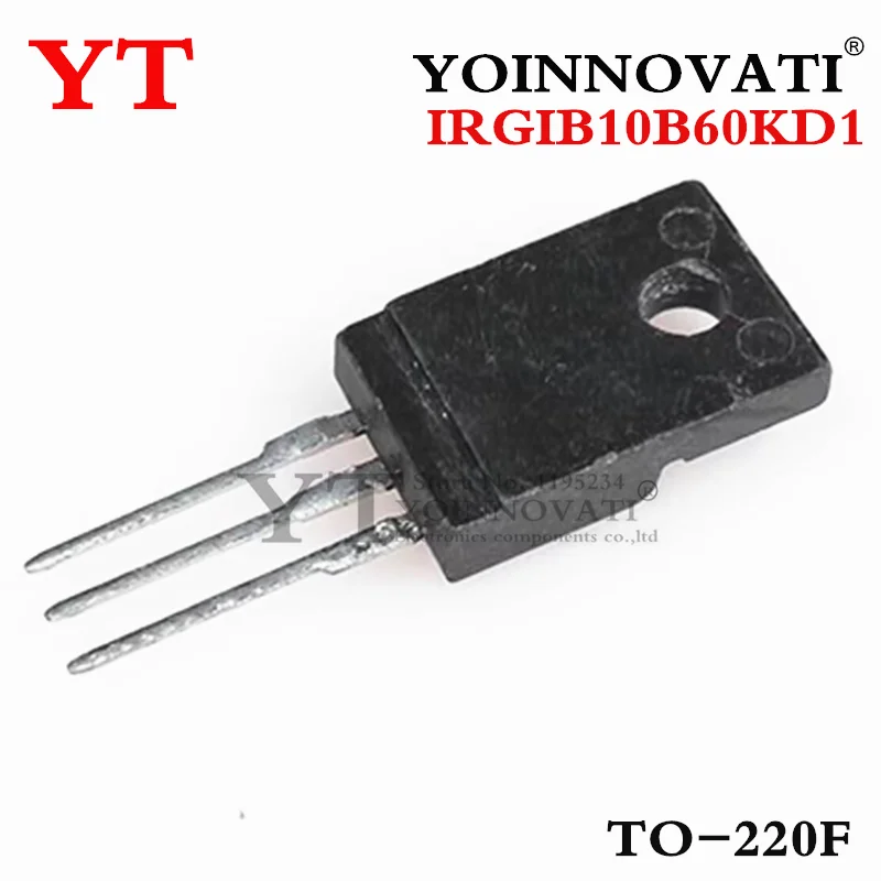 10PCS IRGIB10B60KD1 GIB10B60KD1 TO-220F