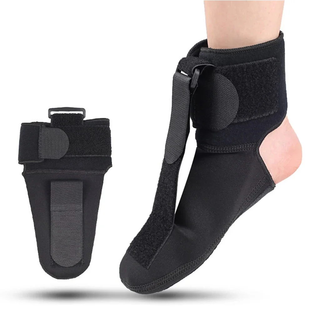 

Foot Drop Orthosis Plantar Fascia Stretching Foot Ankle Fixation Support Comfortable Skin-friendly Adjustable Orthosis Foot Care