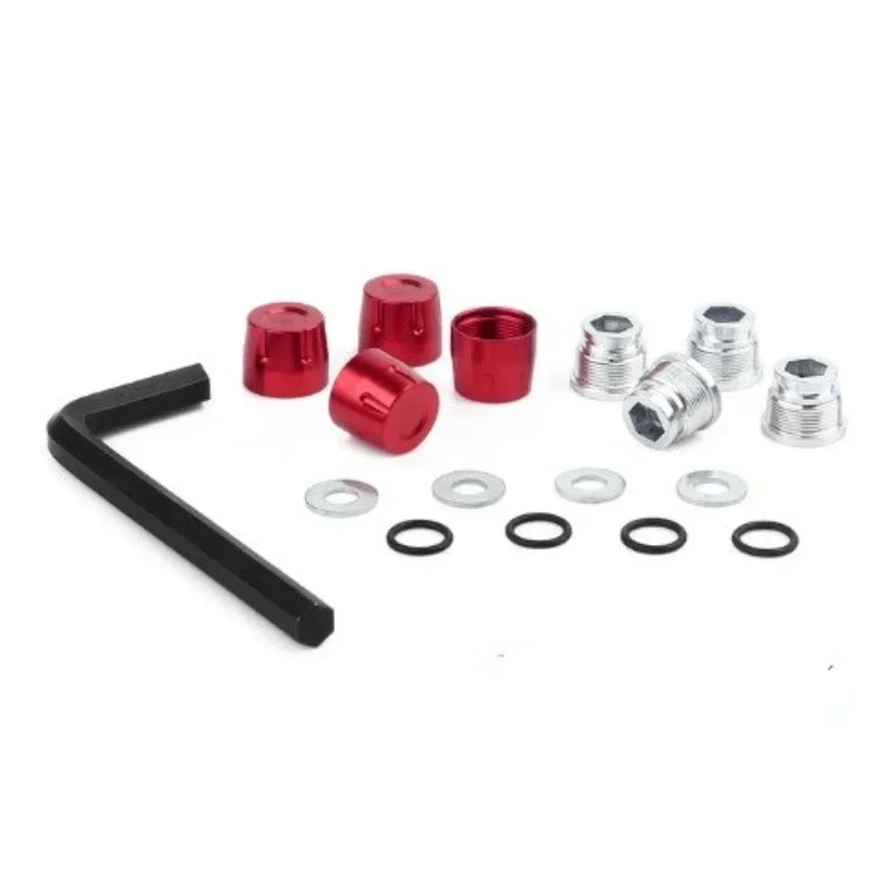 M4 Moer Velg Center Cap Upgrade voor 1/10 RC Crawler Auto Trxs TRX4 TRX6 Axiale SCX10 90046 Redcat Gen8 Tamiya MST