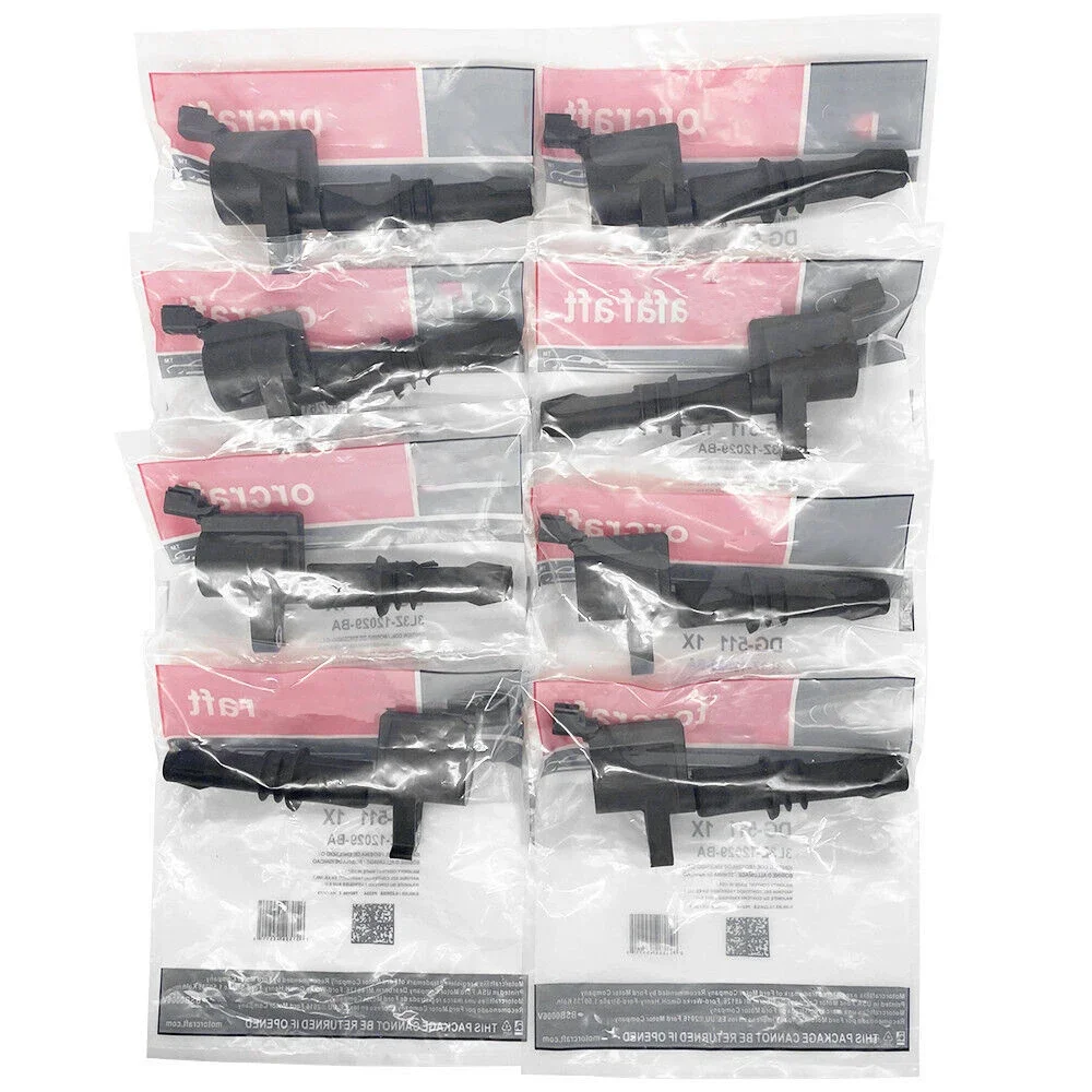 NEW 8PCS Ignition Coils DG-511 F150 Expedition DG511 5C1584 FD508 UF537 3L3Z12029BA 3L3E12A366CA Car Accessories