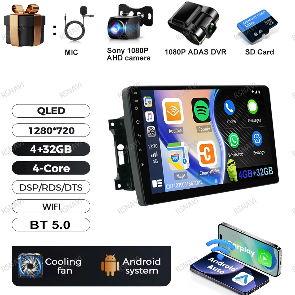 Android 15 Autoradio Voor Jeep Wrangler 3 JK 2007-2018 Head Unit Draadloze Carplay Auto GPS QLED DVD multimedia Navigatie BT