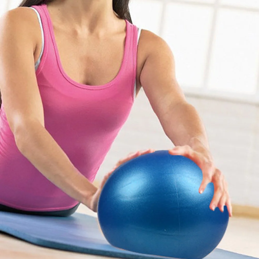 

2pcs 25Cm Yoga Pvc Anti Burst Exercise Ball For Pilates Stretching Workout Non-Slip Flexible Balance Fitness Ball Portable Gym