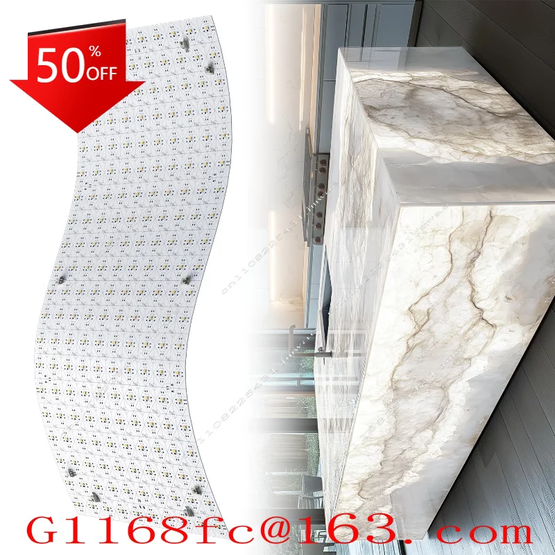 Design DC24V Dimmable RGBW Wireless Backlit Slate Paper Thin LED Board Light Aluminum PC IP44 Can Cut 490 * 245mm 3000k-6000k