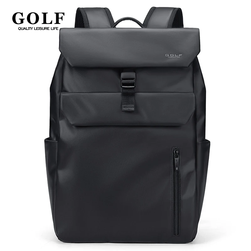 GOLF Fashion Backpacks for Work Men Business Backpack 15.6 Laptop Compartment Nylon Anti Theft Waterproof Back Pack Expandible