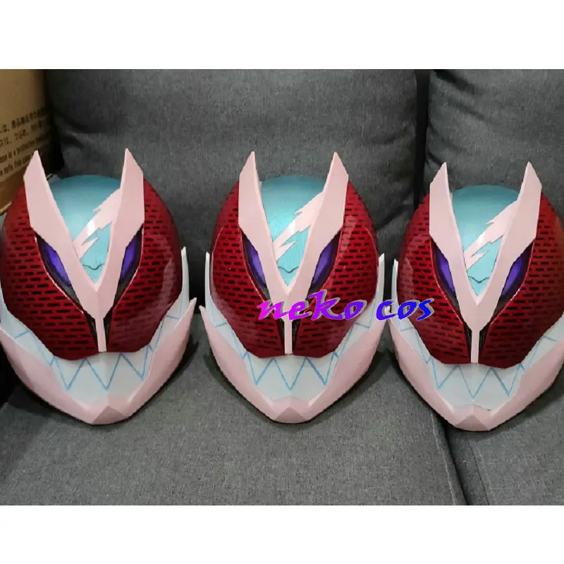 nekocos rider REVICE - Revi  Helmet  Mask Resin Cosplay costume Custom size  Props Toy Gift Halloween Role Play