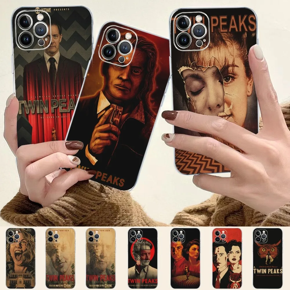 TWIN PEAKS Phone Case For iPhone 14 11 12 13 Mini Pro XS Max Cover 6 7 8 Plus X XR SE 2020 Funda Shell