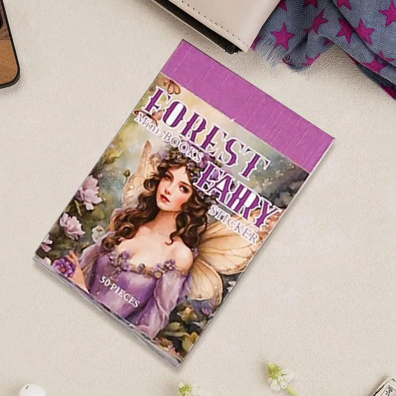 كتب ملصقات عتيقة مزخرفة متعددة الأغراض، كتاب ملصقات محمول، ملصقات حرفية جمالية لأجهزة الكمبيوتر المحمولة للمخططين