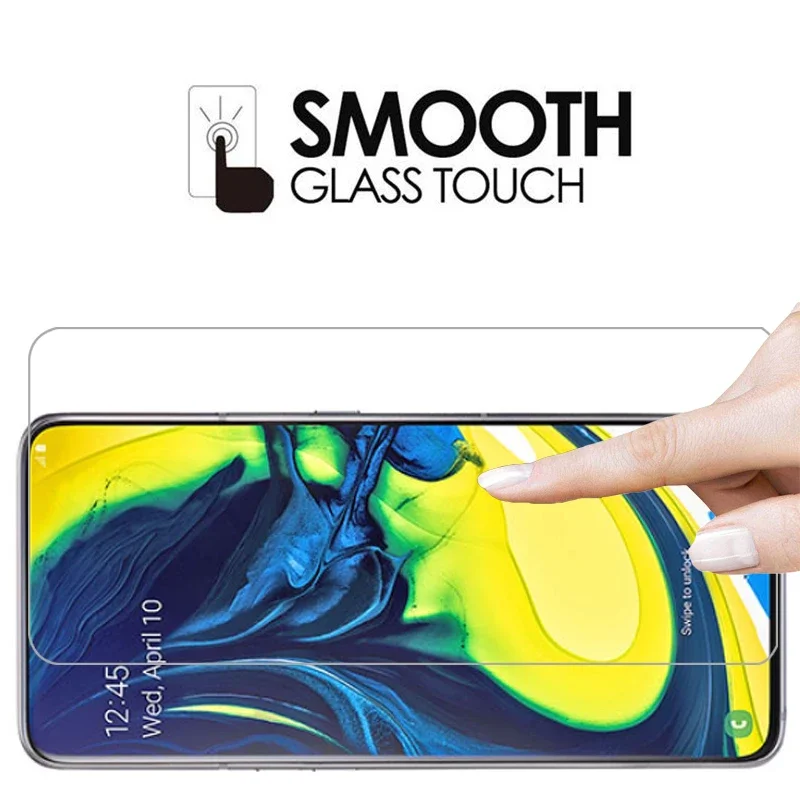 Vidro temperado protetor para samsung a80 protetor de tela no galaxy a 80 80a 6.7 filme samsun samsumg sansung galaxi samsunga80