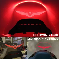 GL1800 Motorcycle Rear Air Windshield Windscreen with LED Light For HONDA Goldwing 1800 2023 GL 1800 2018-2024 Gold Wing