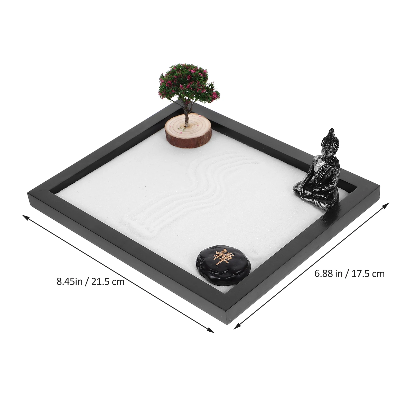 Zen Garden Mini L scape decoración escritorio S caja naments estilo Buda decorativo jardín S caja adorno para el hogar mesa Artware