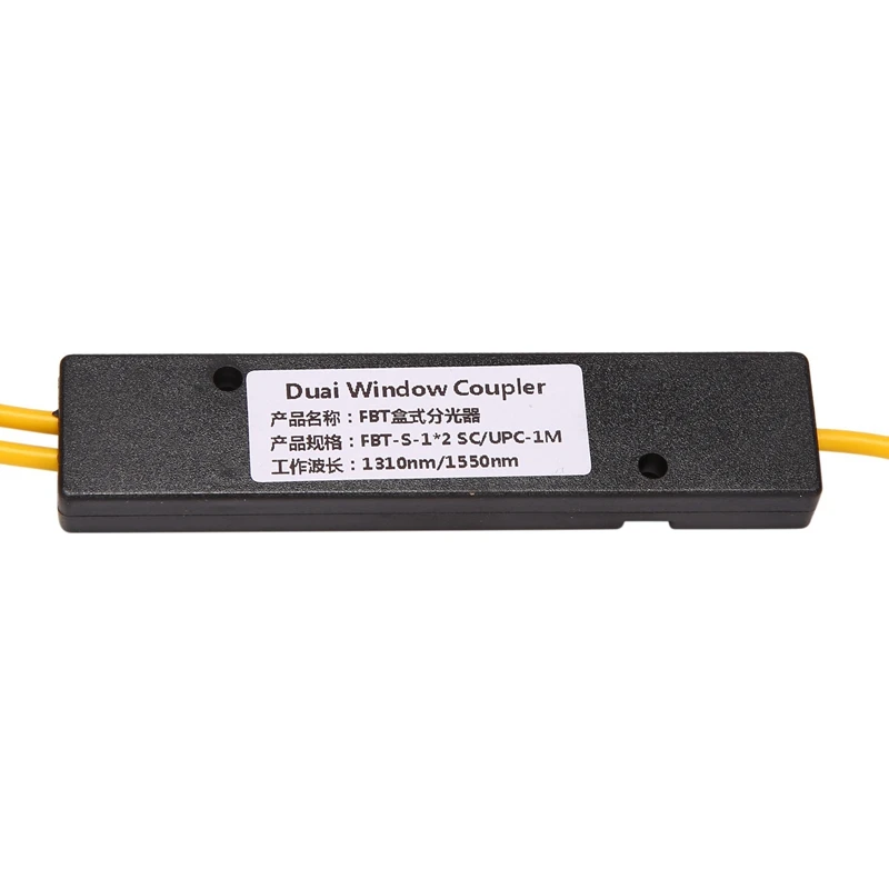 Ftth SC UPC 1X2 Plc Singlemode Fiber Optical Splitter Fbt Optical Coupler