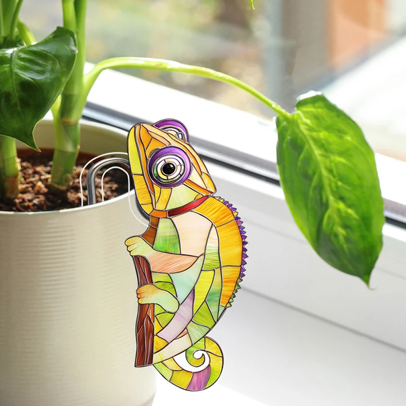 

Цветочные декоративные садовые колья, акриловые украшения для растений в горшках, колья для цветочного горшка с животными, кромка для объятий