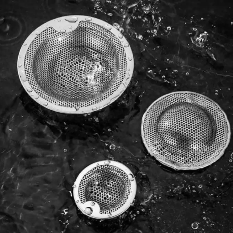 Kitchen Sink Stainless Steel Strainer Bathroom Floor Drain Stainless Steel Sink Sewer Strainer Kitchen Sink Accessories