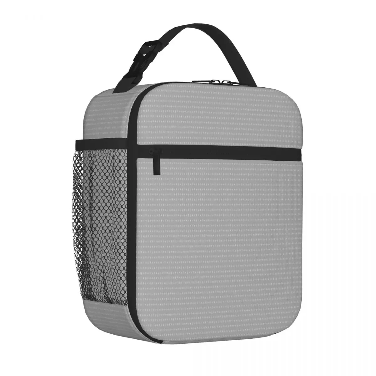 Hot Sale IPA Scarf - Grey And White Minimal Chic Reusable Lunch Bag Diet Meal Packing Adult Lunch Bag