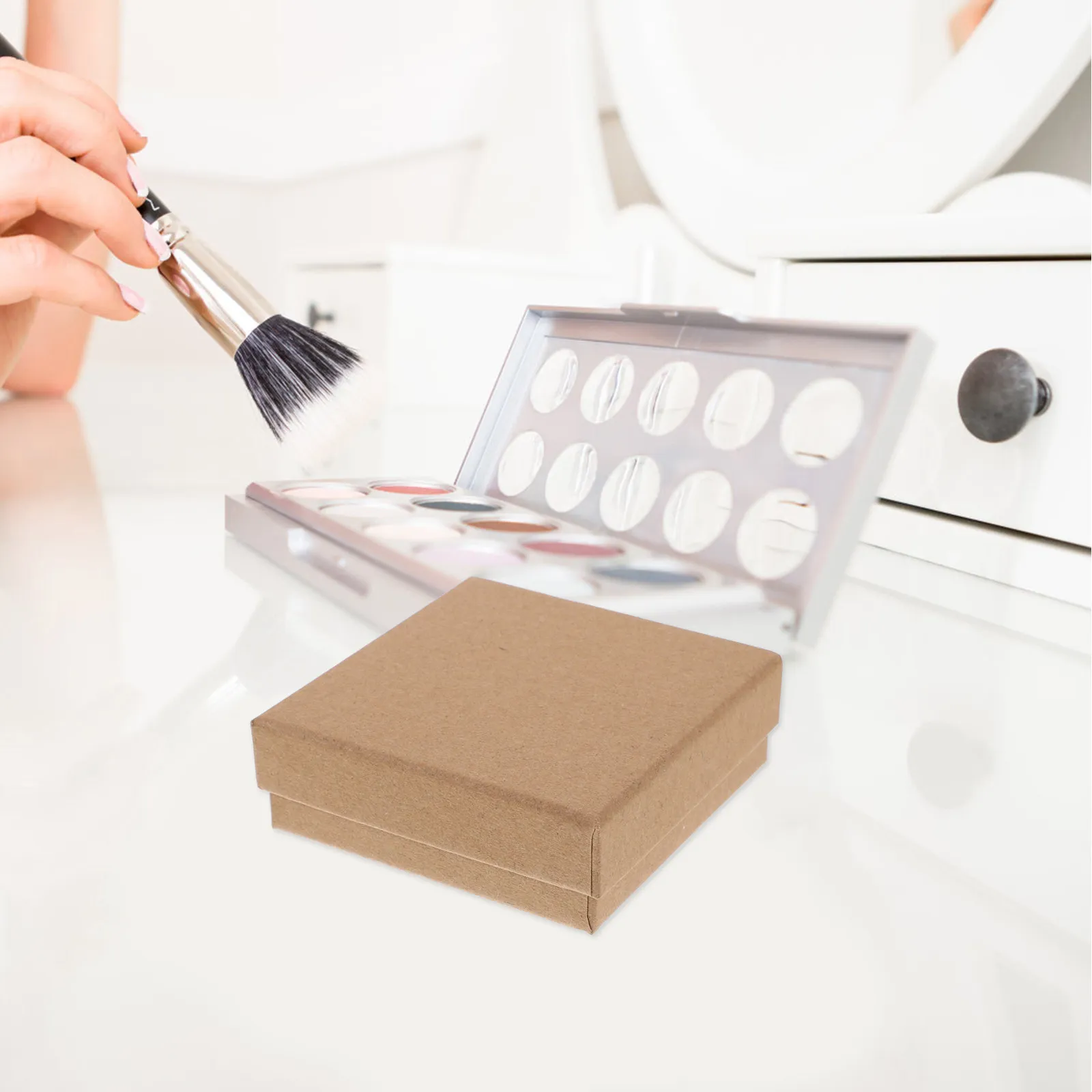 

10Pcs Retro Jewelry Gift Boxes Paper Material Necklace Bracelet Storage Box Jewelry Presentation Case for Women Girls