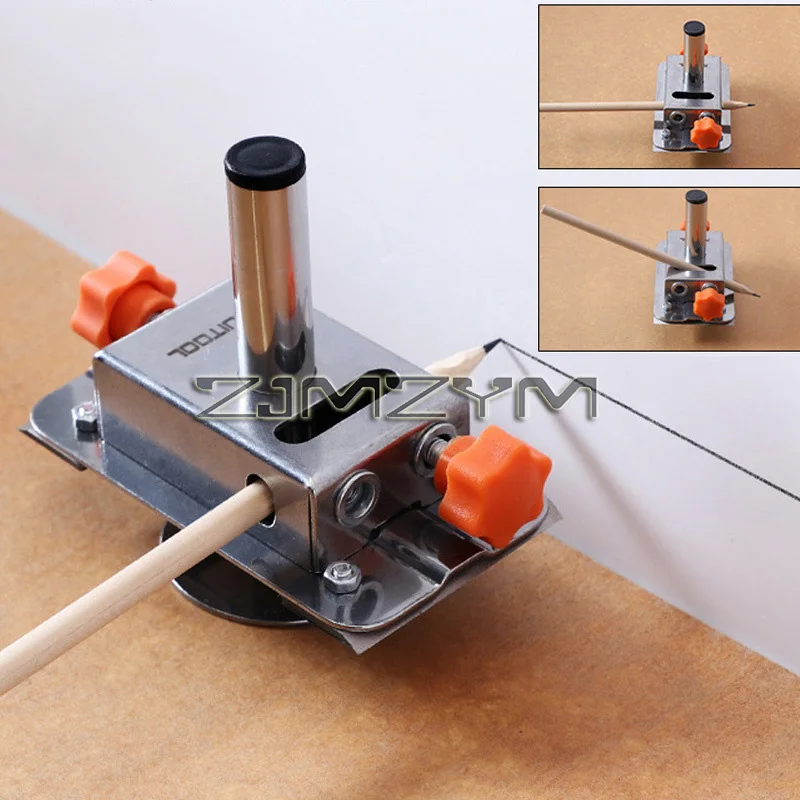 Multifunctional Carpentry Stainless Steel Scriber Gypsum Board Cutting Marking Device Woodworking Parallel Line Drawing Locatin