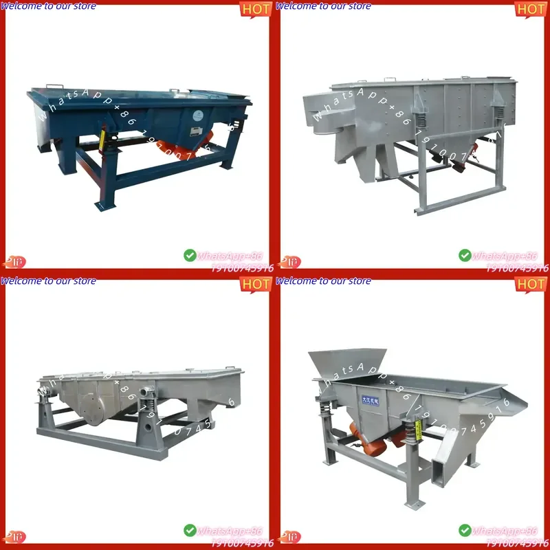 CE Certificate Professional Mini Mobile Crushed Stone Linear Vibrating Screen Classifier Sifter for Gravel Sieve Machine