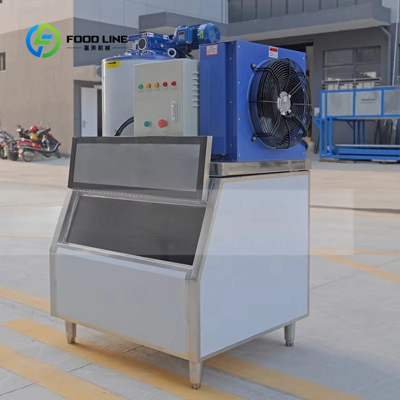 Customized Commercial 0.3 Ton 300 KG Flake Machine 220V Air Cooling Single Phase Factory Direct 150kg Essential Pump Mo