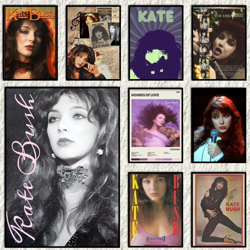 

Britain Singer K-Kate Bush Poster Holiday Gifts Designed For Home Restaurant Office Space Corridor Wall Art