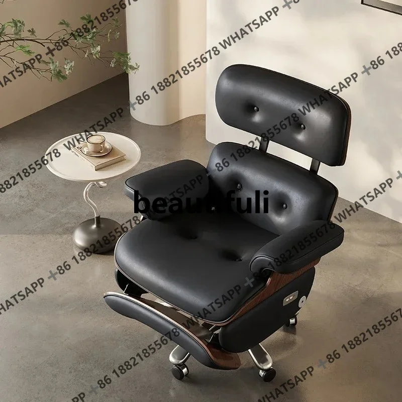 

Recliner single leather sofa light luxury leisure chair electric adjustment lift