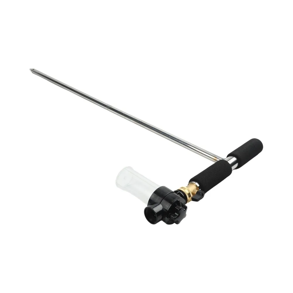 Stainless Steel Plant Irrigator with T Handle Designed for Deep For Root Watering in Vegetable Gardens and Flower Beds