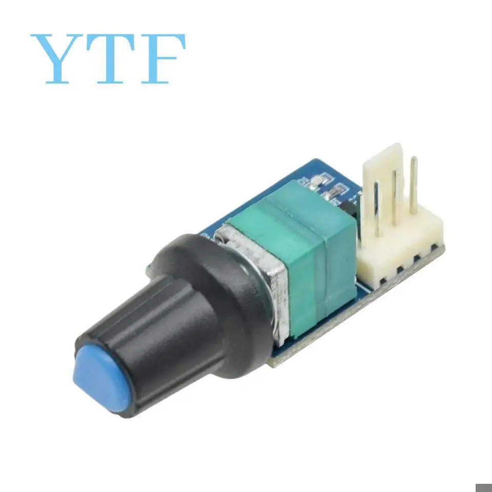 Fan Governor PWM Speed Controller 12V Single Channel 4 Pin Low Power Mute For Computer Case Fans