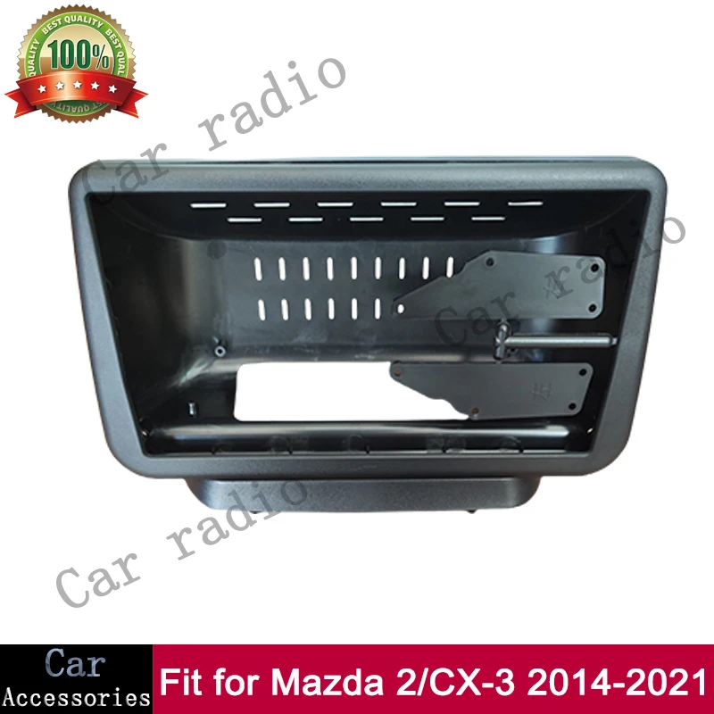 For Mazda 2 CX3 2014-2021 with Mouse 9 Inch Car Radio Android Stereo Frame Player Head Unit Fascia Panel Dash Board Cover Casing