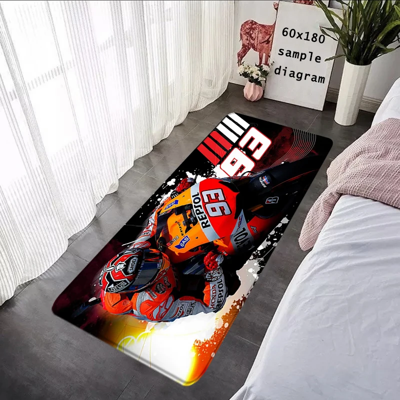 Tappeto da balcone Marc Marquez 93 tappeti da moto tappeti per piedi zerbino d\'ingresso tappetino Kawaii tappetini antiscivolo decorazioni per la