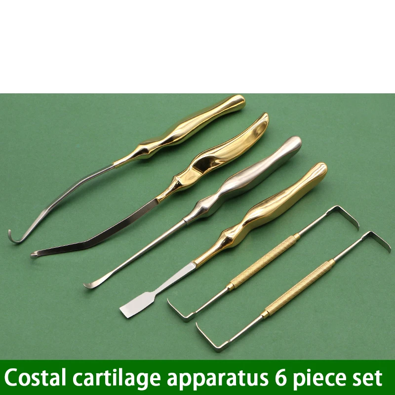 

Nasal Costal Cartilage Stripping Instrument Kit Nasal Plastic Instrument Nasal Periosteum Stripping Knife Double Retractor