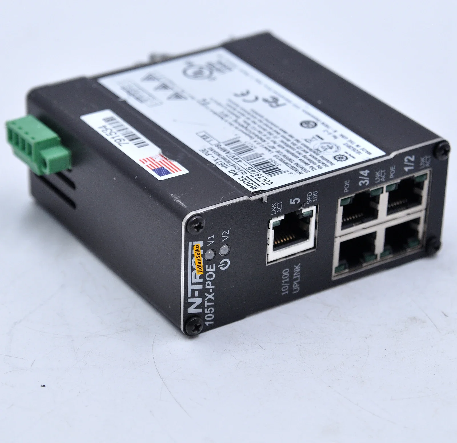 Interruptor ethernet 105tx-poe 45-49v 1,6a