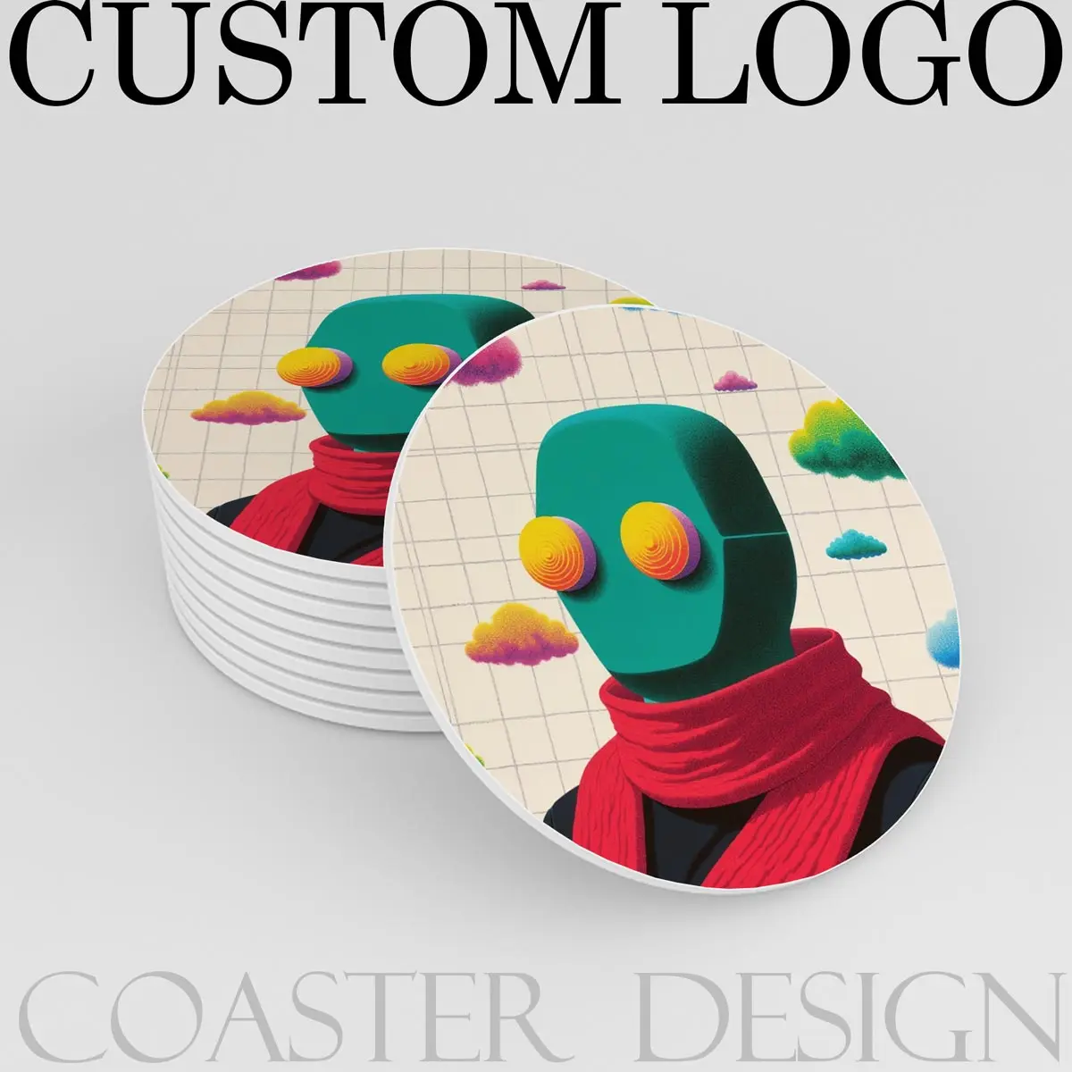 

Изготовленный на заказ логотип Экологичный силиконовый дизайн Термостойкая подставка Печать на заказ текста/логотипа