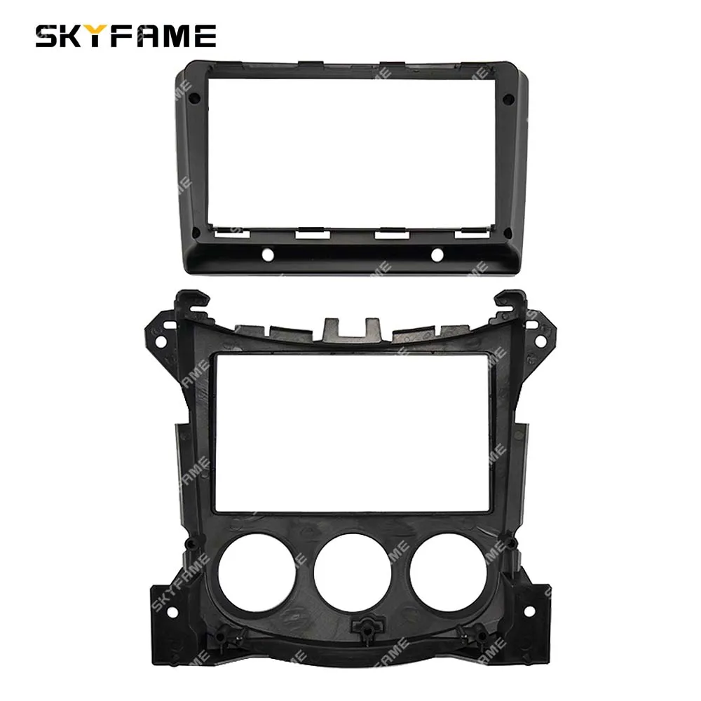 SKYFAME Adattatore per fascia per telaio auto Decodificatore Canbus Box Kit pannello di montaggio per cruscotto radio Android per Nissan 370Z