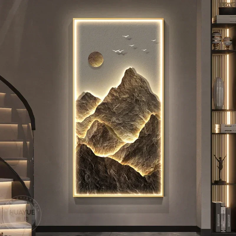 Room Decor Wall Art Poster Available In Gold And Black Frames Room Decoration With Lights Posters Landscape Hanging Painting